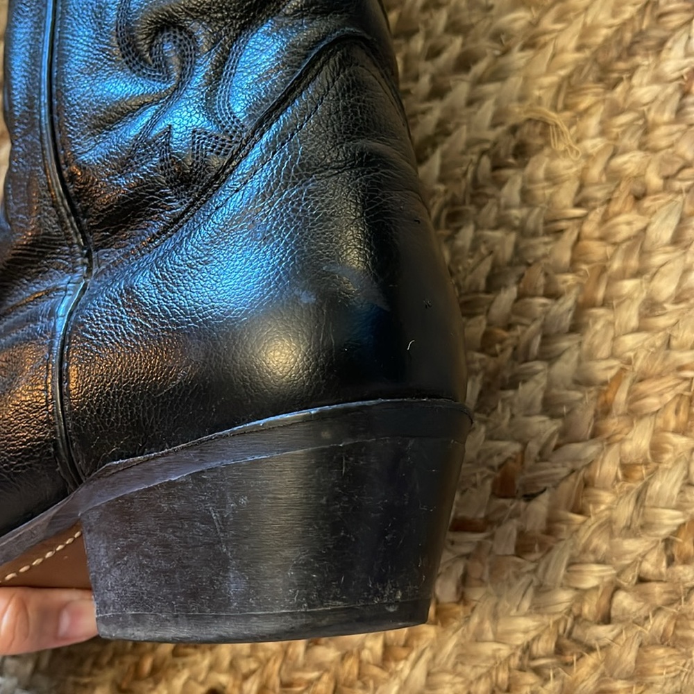 Men’s size 11 D Black cowboy boots - Picture 9 of 11